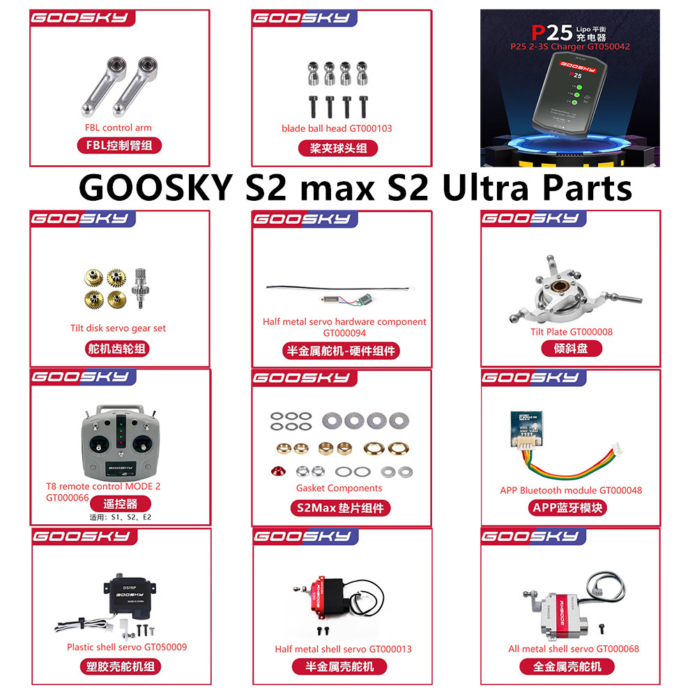 GOOSKY S2 max S2 Ultra RC Heli - đánh giá và giá Rc Helicopter Coaxial