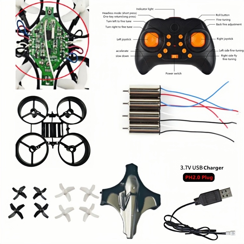 Complete DIY Drone Kit 2.4G 6A - đánh giá và giá Rc Helicopter Tool Kit