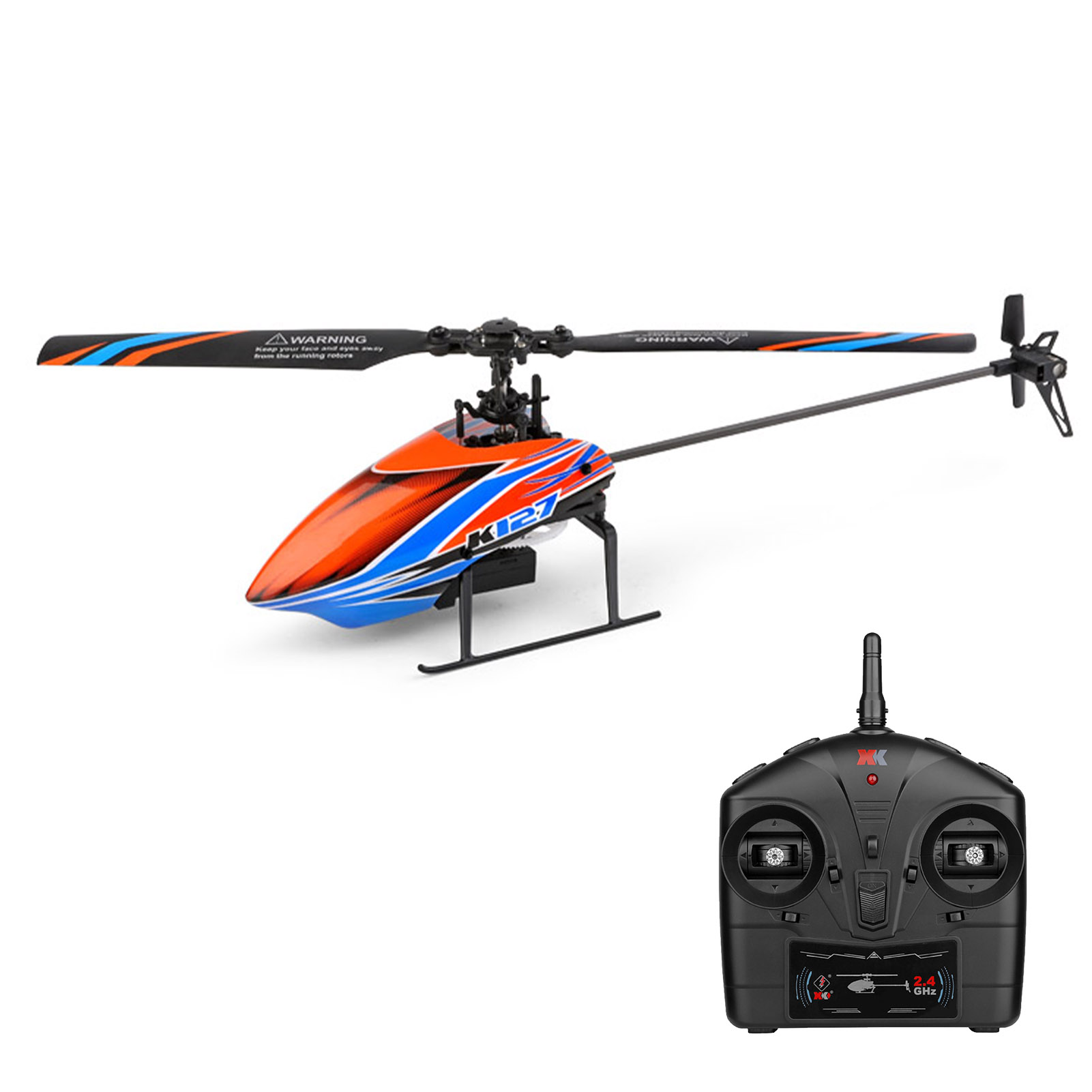 WLtoys XK K127 4CH Gyro 6 Trục - đánh giá và giá Rc Helicopter Blade